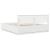 Cadru de pat cu headboard Alb 180 x 200 cm Lemn compozit GartenMobel Dekor