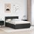 Cadru de pat cu headboard Negru 150 x 200 cm Lemn compozit GartenMobel Dekor