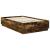 Cadru de pat Stejar fumuriu 135 x 190 cm Lemn compozit GartenMobel Dekor