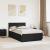 Cadru de pat cu headboard Negru 120 x 190 cm Lemn compozit GartenMobel Dekor