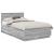 Cadru de pat cu headboard Gri Sonoma 120 x 190 cm Lemn compozit GartenMobel Dekor