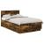 Cadru de pat Stejar fumuriu 120 x 200 cm Lemn compozit GartenMobel Dekor