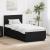 Cadru de pat cu headboard Negru 90 x 190 cm Lemn compozit GartenMobel Dekor