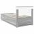 Cadru de pat cu headboard Gri Sonoma 90 x 190 cm Lemn compozit GartenMobel Dekor
