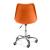 Scaun de birou pentru copii, rotativ, portocaliu, max 125 kg, 44x40x80/90 cm GartenVIP DiyLine
