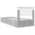 Cadru de pat cu raft Gri Sonoma 75 x 190 cm Lemn compozit GartenMobel Dekor