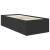 Daybed cu sertar cu headboard Negru 90 x 200 cm Lemn compozit GartenMobel Dekor