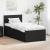 Daybed cu sertar cu headboard Negru 75 x 190 cm Lemn compozit GartenMobel Dekor