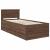 Daybed Manual Stejar afumat și negru 75 x 190 cm Lemn compozit GartenMobel Dekor