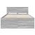 Cadru de pat cu headboard Gri Sonoma 160 x 200 cm Lemn compozit GartenMobel Dekor