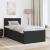 Cadru de pat cu headboard Negru 120 x 200 cm Lemn compozit GartenMobel Dekor