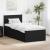 Cadru de pat cu headboard Negru 90 x 190 cm Lemn compozit GartenMobel Dekor