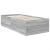 Cadru de pat cu headboard Gri Sonoma 90 x 190 cm Lemn compozit GartenMobel Dekor