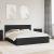 Cadru de pat cu headboard Negru 200 x 200 cm Lemn compozit GartenMobel Dekor