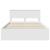 Cadru de pat cu headboard Alb 150 x 200 cm Lemn compozit GartenMobel Dekor