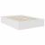 Cadru de pat cu headboard Alb 150 x 200 cm Lemn compozit GartenMobel Dekor