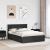 Cadru de pat cu headboard Negru 140 x 190 cm Lemn compozit GartenMobel Dekor