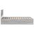 Cadru de pat cu headboard Gri Sonoma 120 x 190 cm Lemn compozit GartenMobel Dekor