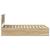 Cadru de pat Stejar Sonoma 120 x 200 cm Lemn compozit GartenMobel Dekor