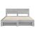 Cadru de pat cu headboard Gri Sonoma 180 x 200 cm Lemn compozit GartenMobel Dekor
