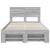 Cadru de pat cu headboard Gri Sonoma 137 x 203 cm Lemn compozit GartenMobel Dekor