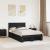 Cadru de pat cu headboard Negru 120 x 200 cm Lemn compozit GartenMobel Dekor