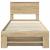 Cadru de pat Stejar Sonoma 100 x 200 m Lemn compozit GartenMobel Dekor