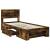 Cadru de pat Stejar fumuriu 100 x 200 m Lemn compozit GartenMobel Dekor