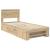 Cadru de pat Stejar Sonoma 80 x 200 cm Lemn compozit GartenMobel Dekor