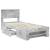 Cadru de pat Gri din beton 80 x 200 cm Lemn compozit GartenMobel Dekor