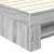 Cadru de pat cu headboard Gri Sonoma 80 x 200 cm Lemn compozit GartenMobel Dekor