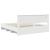 Cadru de pat cu headboard Alb 200 x 200 cm Lemn compozit GartenMobel Dekor