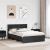 Cadru de pat cu headboard Negru 140 x 200 cm Lemn compozit GartenMobel Dekor