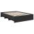 Cadru de pat cu headboard Negru 140 x 200 cm Lemn compozit GartenMobel Dekor
