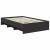 Cadru de pat cu headboard Negru 137 x 203 cm Lemn compozit GartenMobel Dekor