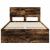 Cadru de pat Stejar fumuriu 120 x 123 cm Lemn compozit GartenMobel Dekor