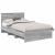 Cadru de pat cu headboard Gri Sonoma 120 x 123 cm Lemn compozit GartenMobel Dekor