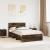 Cadru de pat Stejar fumuriu 120 x 123 cm Lemn compozit GartenMobel Dekor