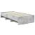 Cadru de pat Gri din beton 120 x 123 cm Lemn compozit GartenMobel Dekor
