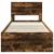 Cadru de pat Stejar fumuriu 120 x 123 cm Lemn compozit GartenMobel Dekor