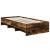 Cadru de pat Stejar fumuriu 120 x 123 cm Lemn compozit GartenMobel Dekor