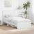 Cadru de pat cu headboard Alb 90 x 200 cm Lemn compozit GartenMobel Dekor