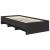 Cadru de pat cu headboard Negru 90 x 200 cm Lemn compozit GartenMobel Dekor