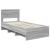 Cadru de pat cu headboard Gri Sonoma 80 x 200 cm Lemn compozit GartenMobel Dekor