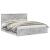 Cadru de pat Gri din beton 200 x 200 cm Lemn Ingineresc GartenMobel Dekor