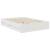 Cadru de pat cu sertar Alb 140 x 190 cm Lemn Ingineresc GartenMobel Dekor