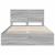 Cadru de pat cu sertar Gri Sonoma 140 x 190 cm Lemn Ingineresc GartenMobel Dekor