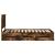 Cadru de pat Stejar fumuriu 100 x 200 cm Lemn Ingineresc GartenMobel Dekor