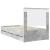 Cadru de pat Gri din beton 90 x 190 cm Lemn Ingineresc GartenMobel Dekor