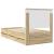 Cadru de pat Stejar Sonoma 90 x 200 cm Lemn Ingineresc GartenMobel Dekor